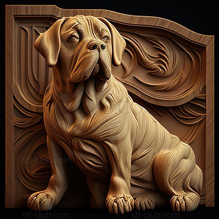 3D model st Levretka dog (STL)